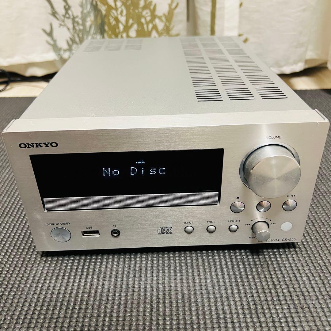 ONKYO CR-555 CDレシーバー USB対応 美品 2015年製