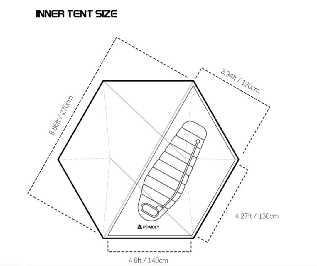 POMOLY Dune Solo 軽量テント 新品未使用未開封
