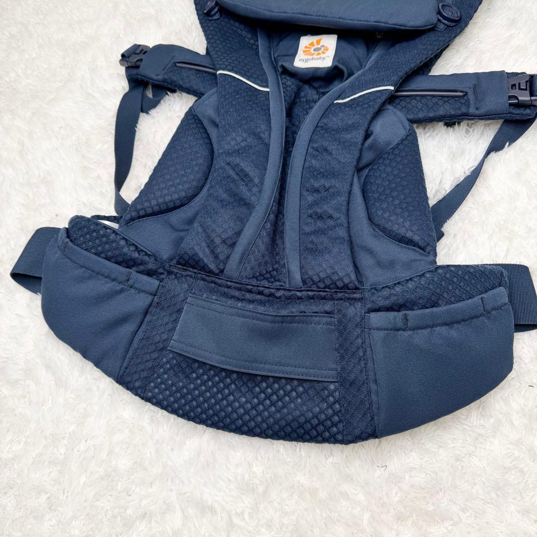 極美品 エルゴベビー オムニブリーズ 抱っこ紐 ミッドナイトブルー