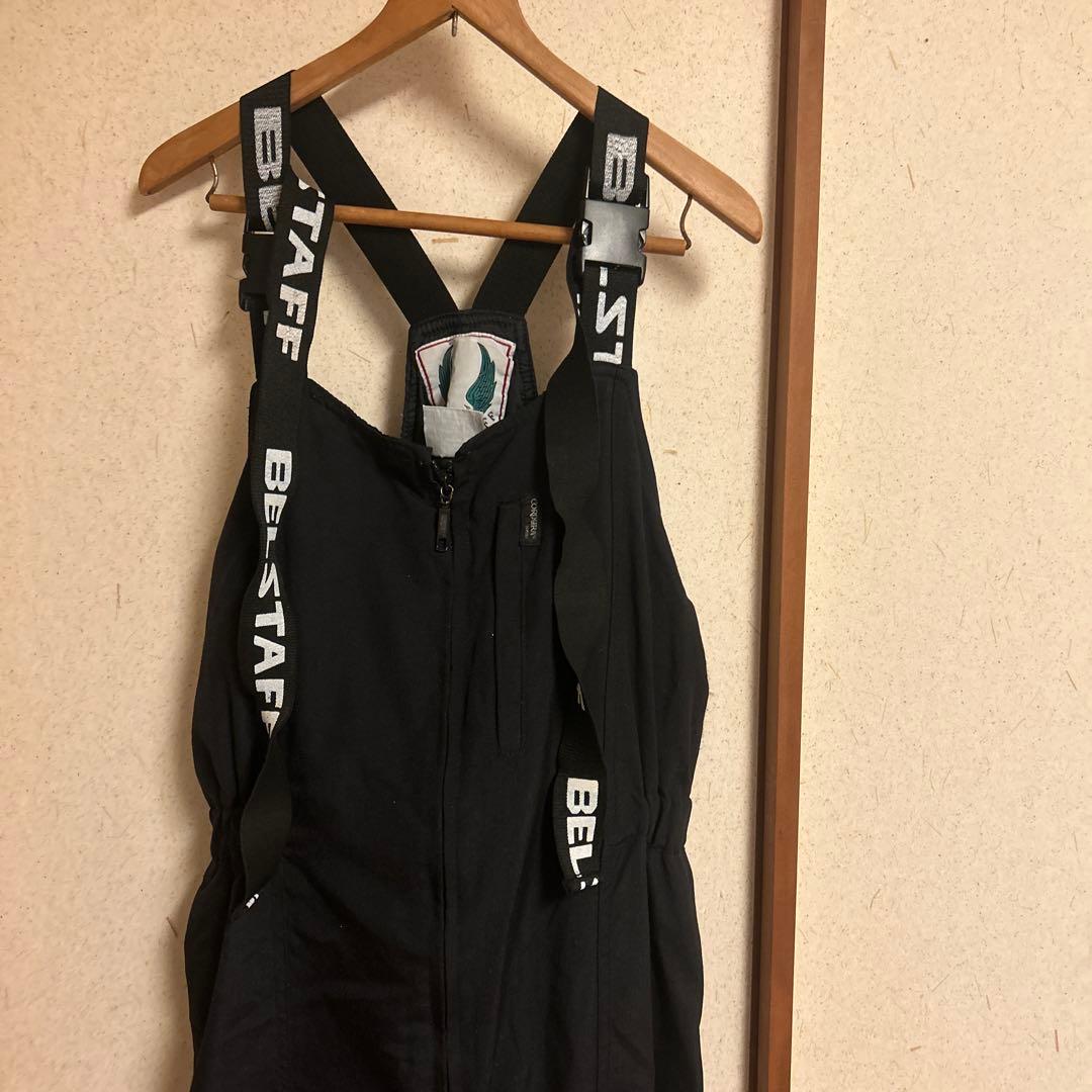 BELSTAFF ブラックオーバーオールL バイクプロテクター