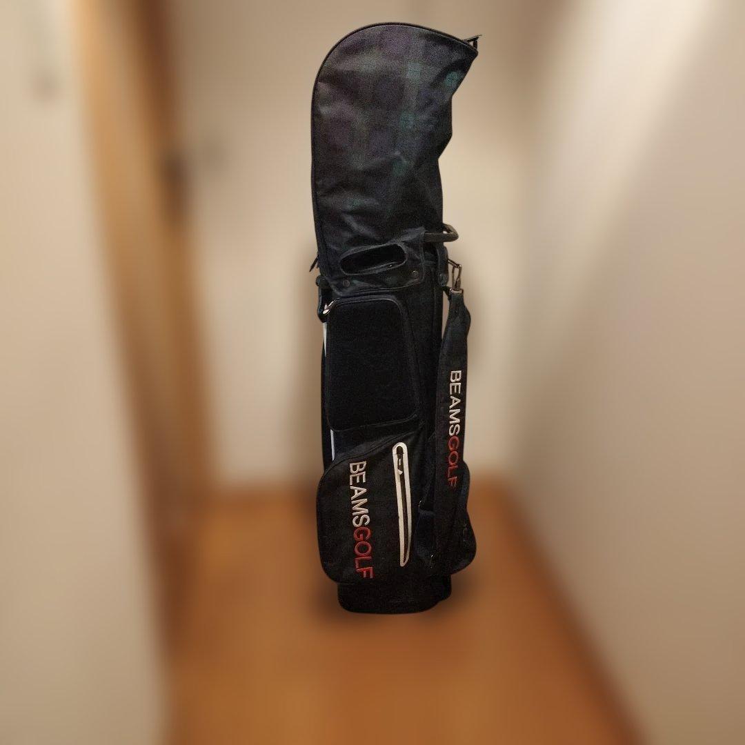 【土日限定値下げ】BEAMS GOLF キャディバッグ スタンド式 ※訳あり