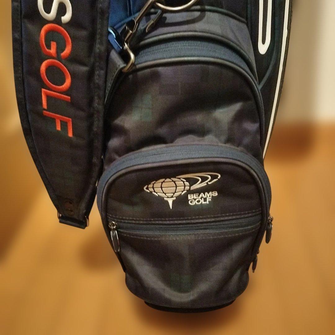 【土日限定値下げ】BEAMS GOLF キャディバッグ スタンド式 ※訳あり