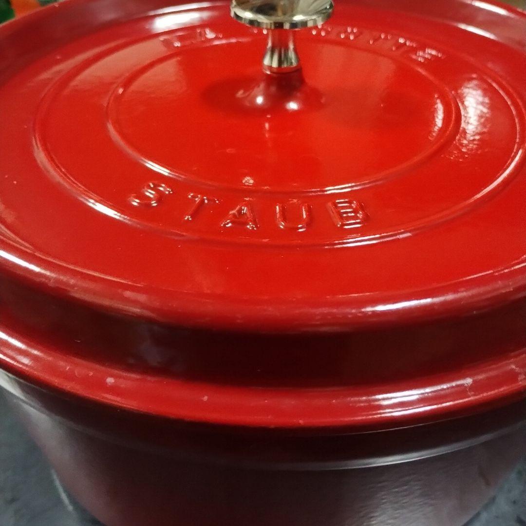 STAUB LA COCOTTE 赤 両手鍋　28cm