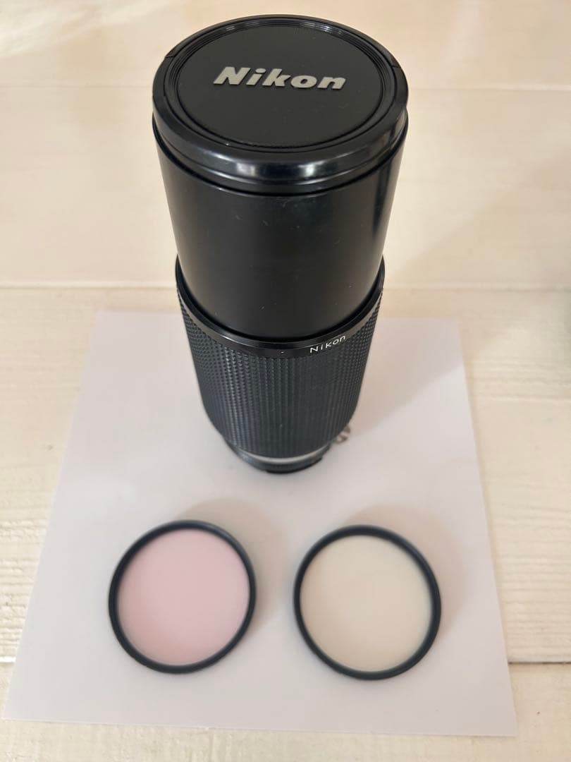 Nikon FM3a ブラック本体, 35mm f2, 80-200f4 レンズ