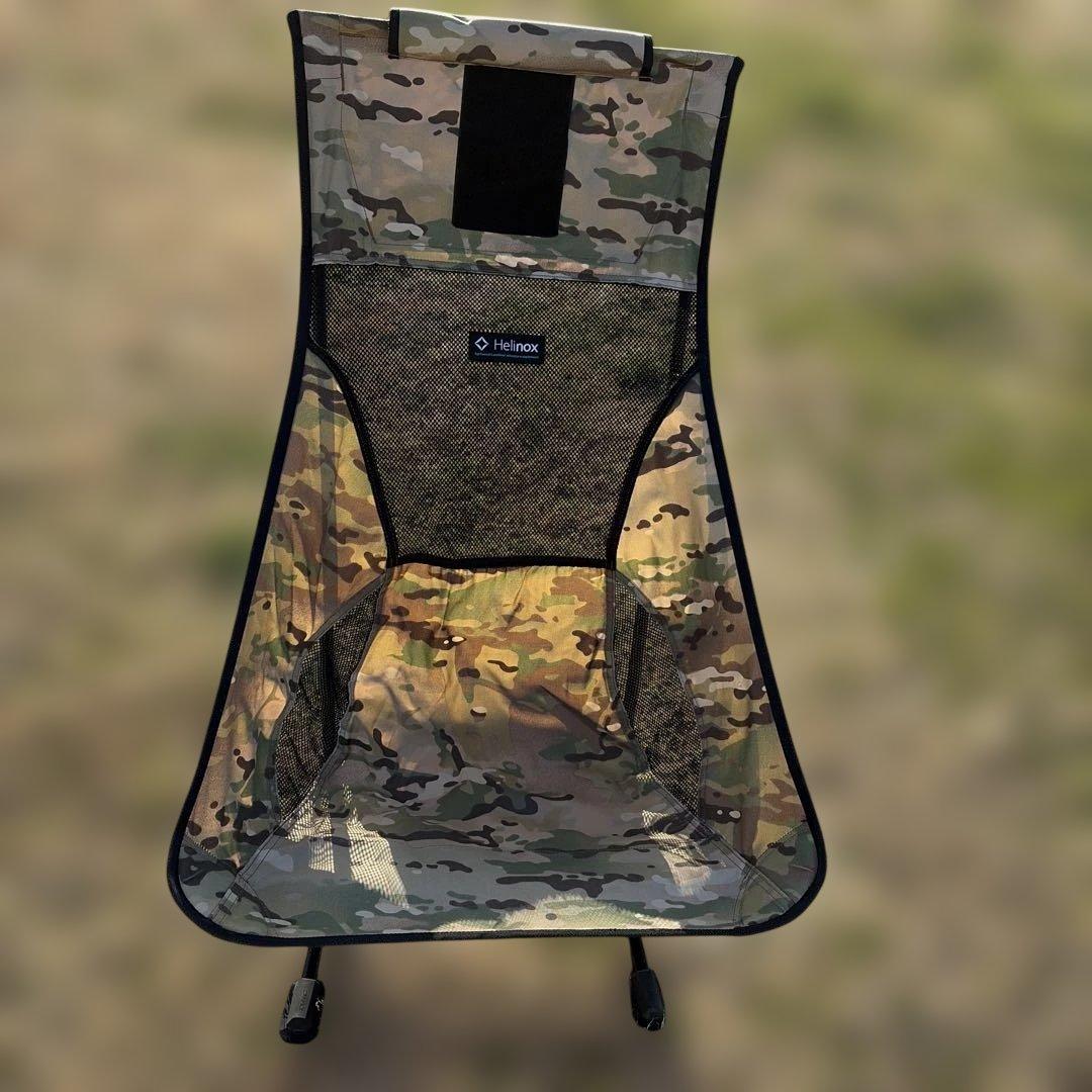 Helinox 迷彩 ビーチチェア　キャンプ