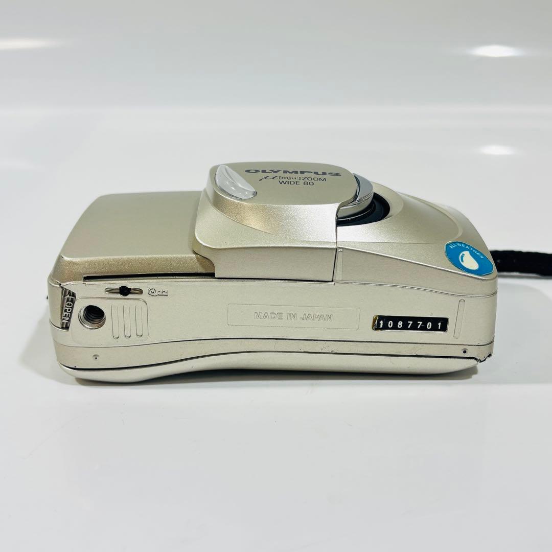 ★美品・動作品★【A1725】OLYMPUS μ ZOOM WIDE80