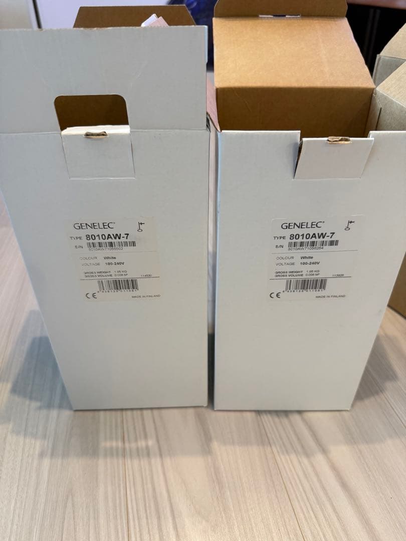 GENELEC 8010A ホワイト（ペア）【美品／箱付き】