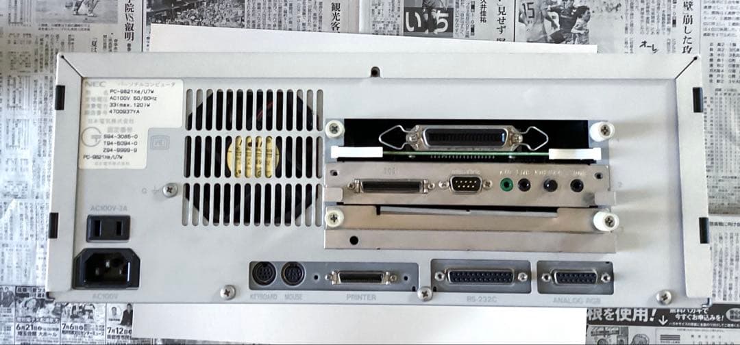 NEC PC-9821Xe 本体・キーボード ※ジャンク品