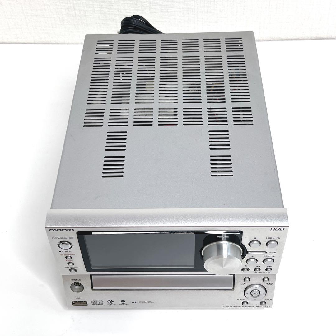 【良品】ONKYO チューナーアンプ BR-NX10 CD HDD オーディオ
