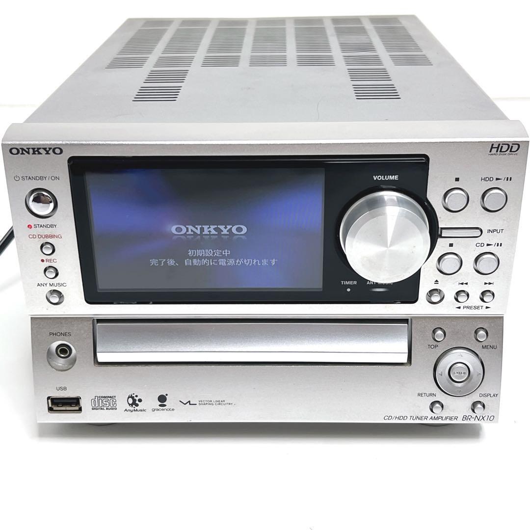 【良品】ONKYO チューナーアンプ BR-NX10 CD HDD オーディオ