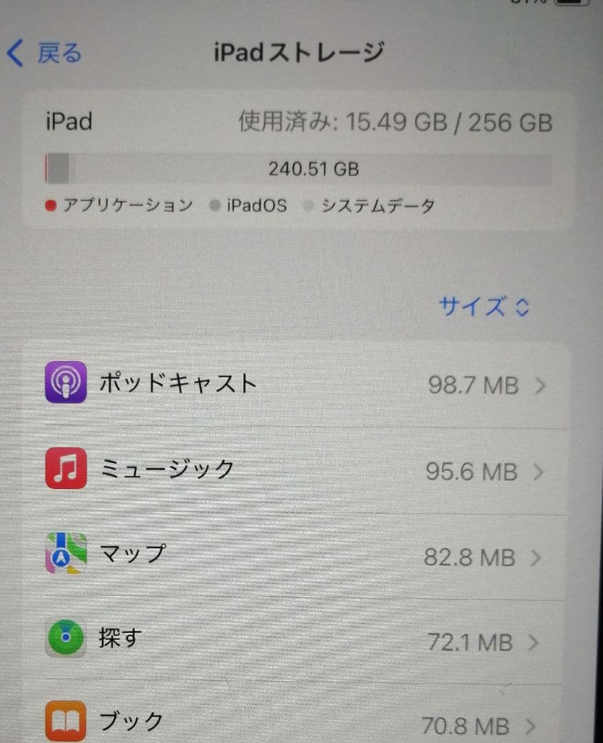 Apple iPad mini 第7世代 256GB Wi-Fi スペースグレー