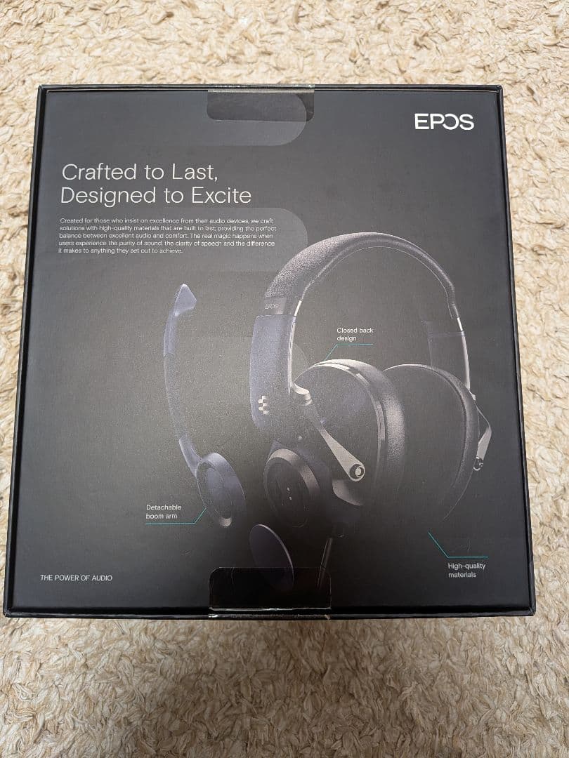 美品　EPOS H6PRO ブラック（密閉型）