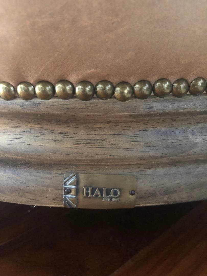 HALO 1人掛けソファー 天然皮革ベージュ系 TIMELESS COMFORT