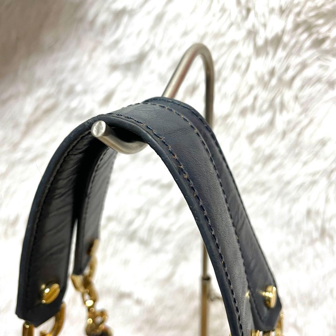 【未使用級】トリーバーチ かごバッグ チェーン ビッグロゴ ダブルT