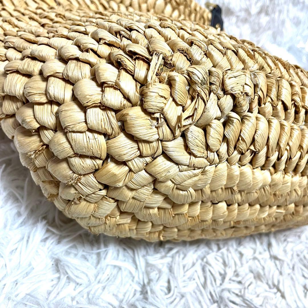 【未使用級】トリーバーチ かごバッグ チェーン ビッグロゴ ダブルT