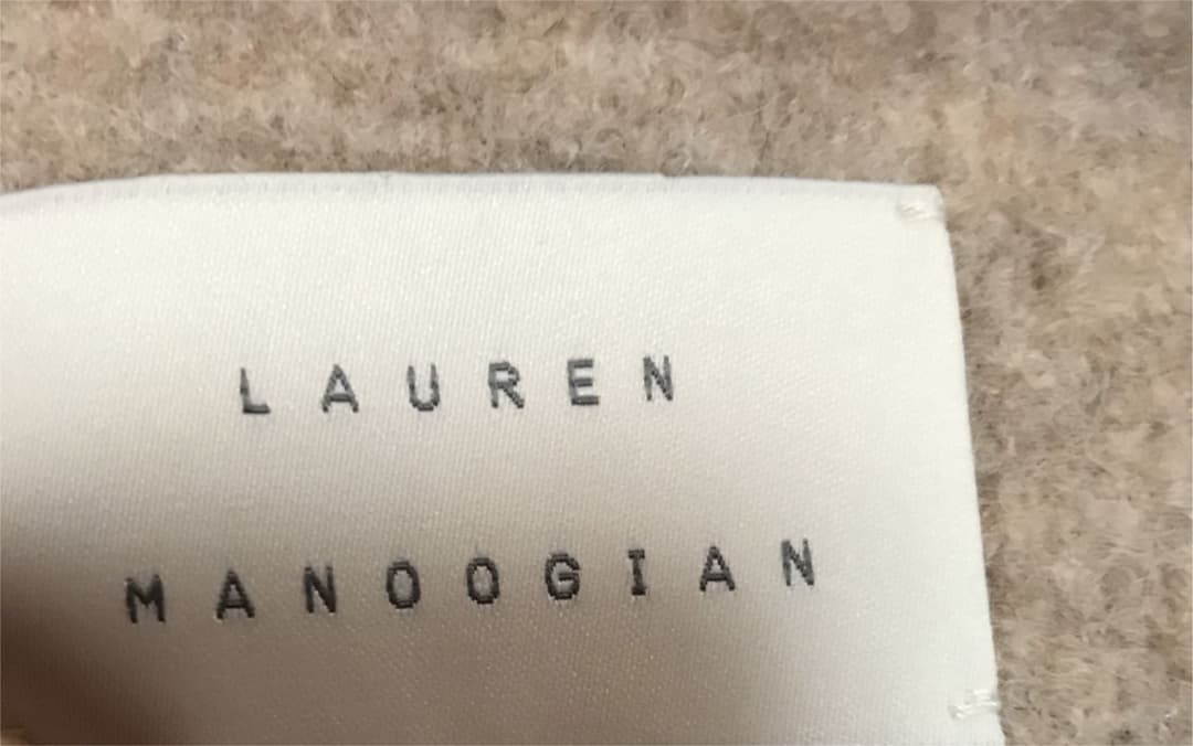 ローレンマヌージアン　アルパカポンチョ　ケープニット　美品