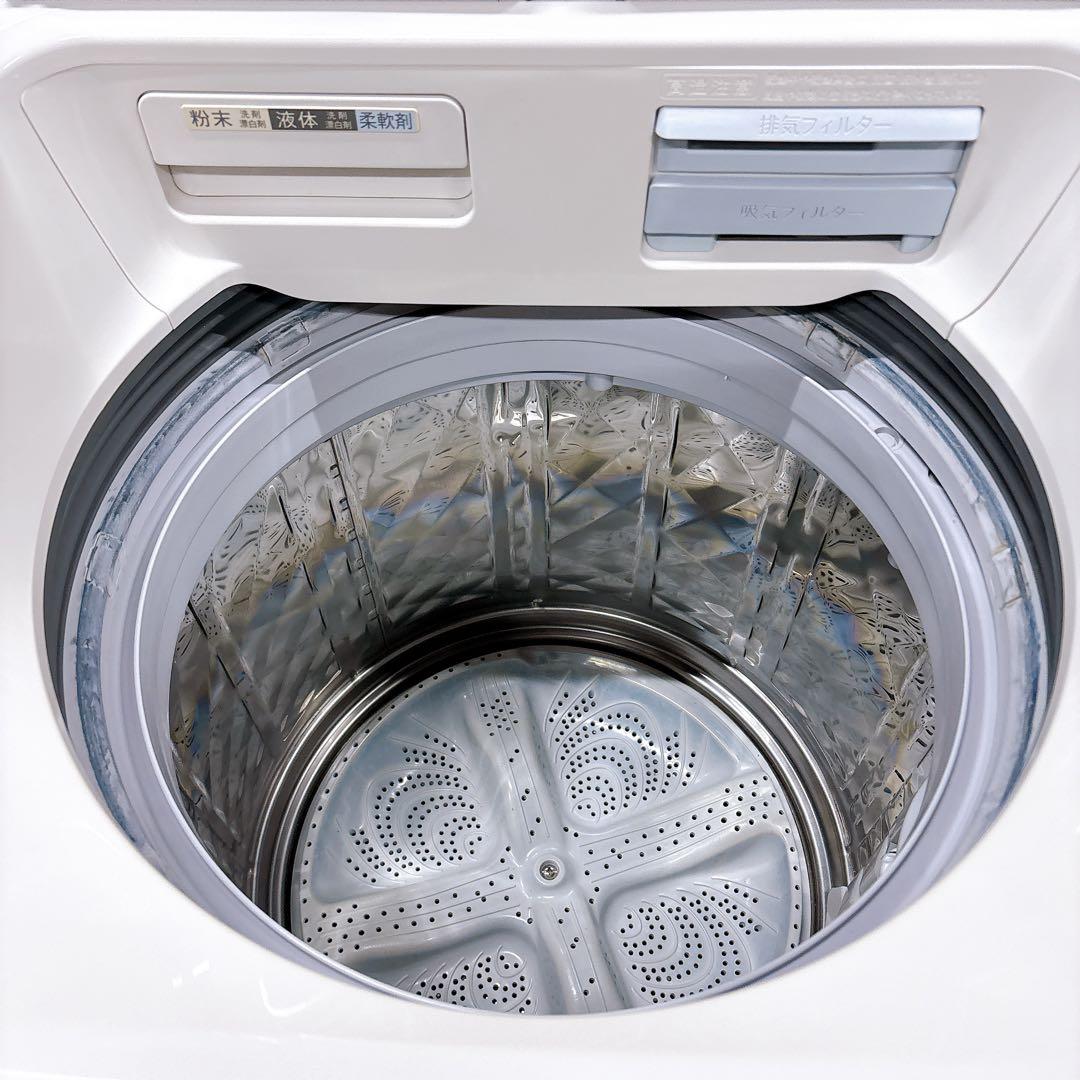 【送料込み】2020年製SHARP 10kg穴なし槽 洗濯乾燥機ES-PW10D