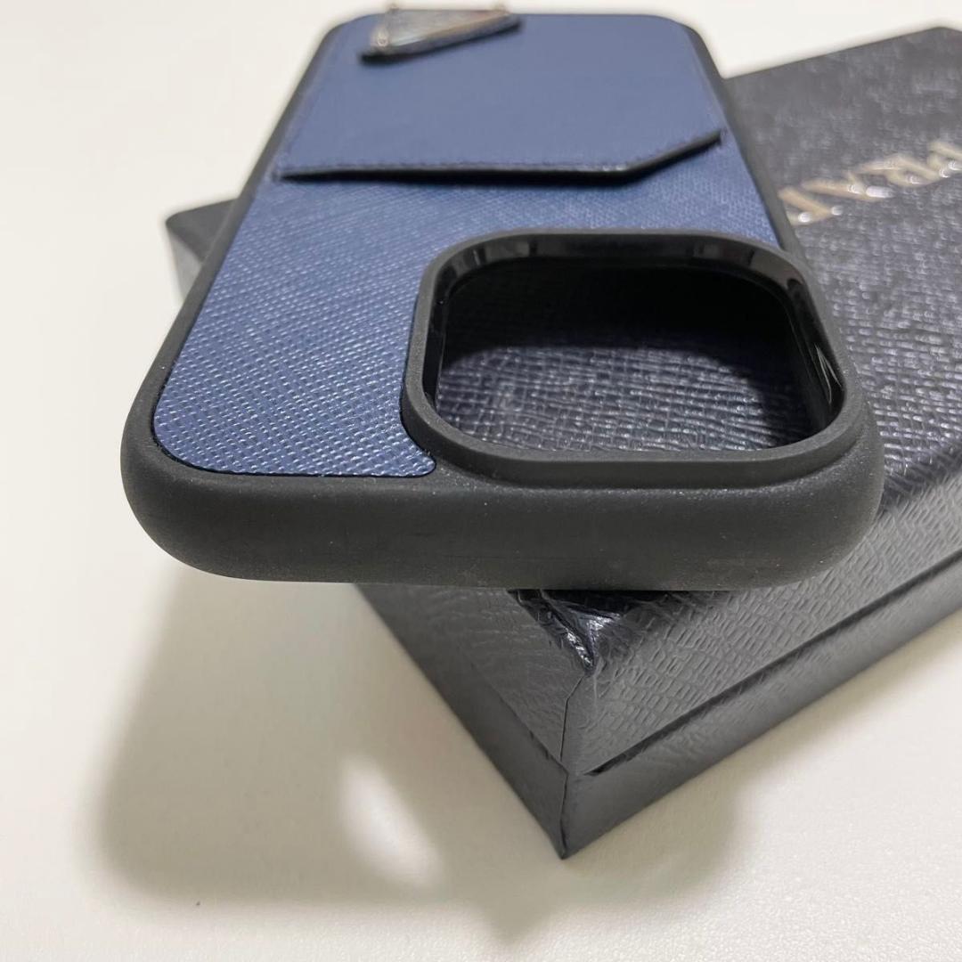 プラダ iPhone14 Pro スマホケース レザー サフィアーノ 新品未使用