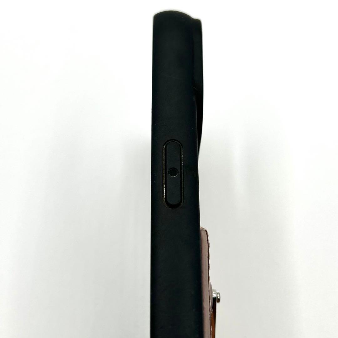 美品　PRADA iPhoneケース　14 ピンク　三角ロゴ　サフィアーノレザー