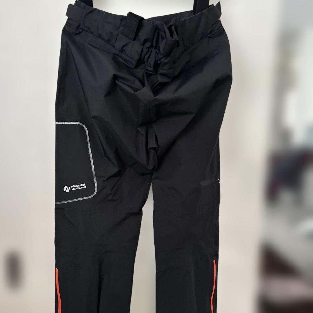 POLE WARDS レインウェア上下セット　M 黒/オレンジ