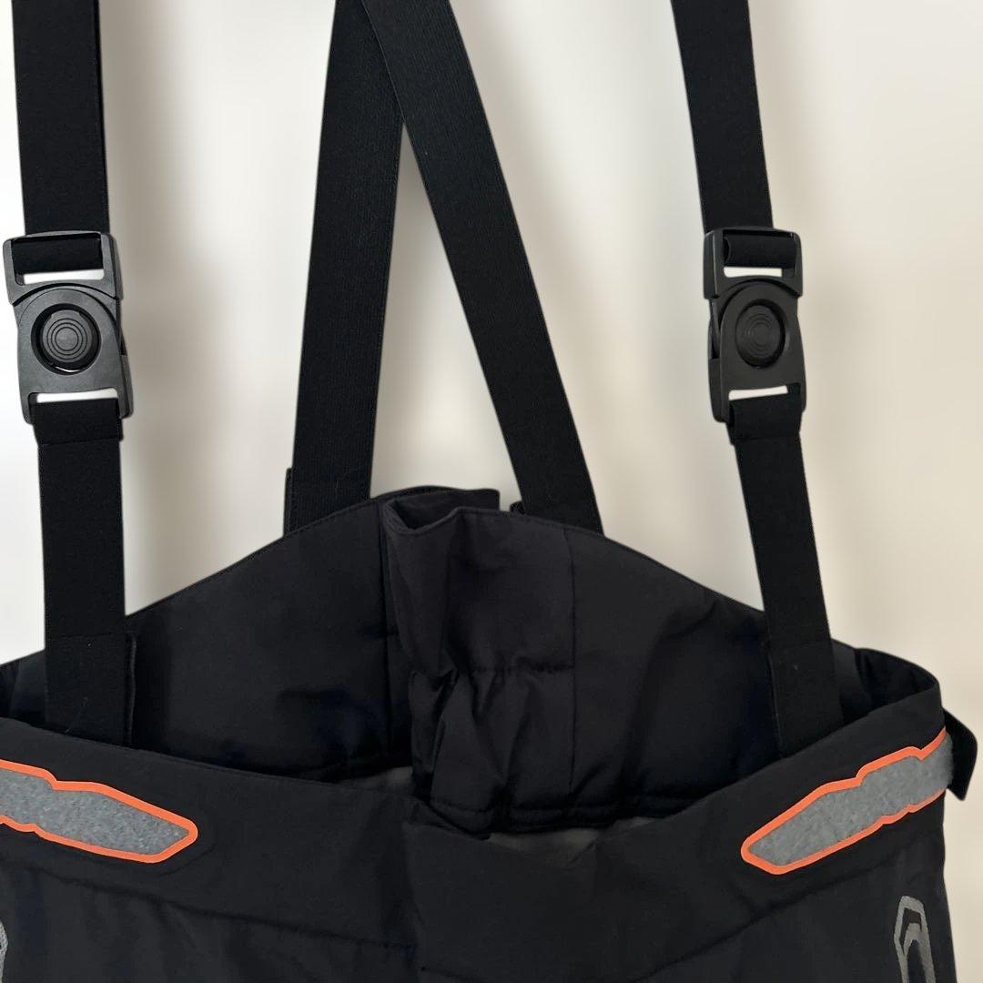 POLE WARDS レインウェア上下セット　M 黒/オレンジ