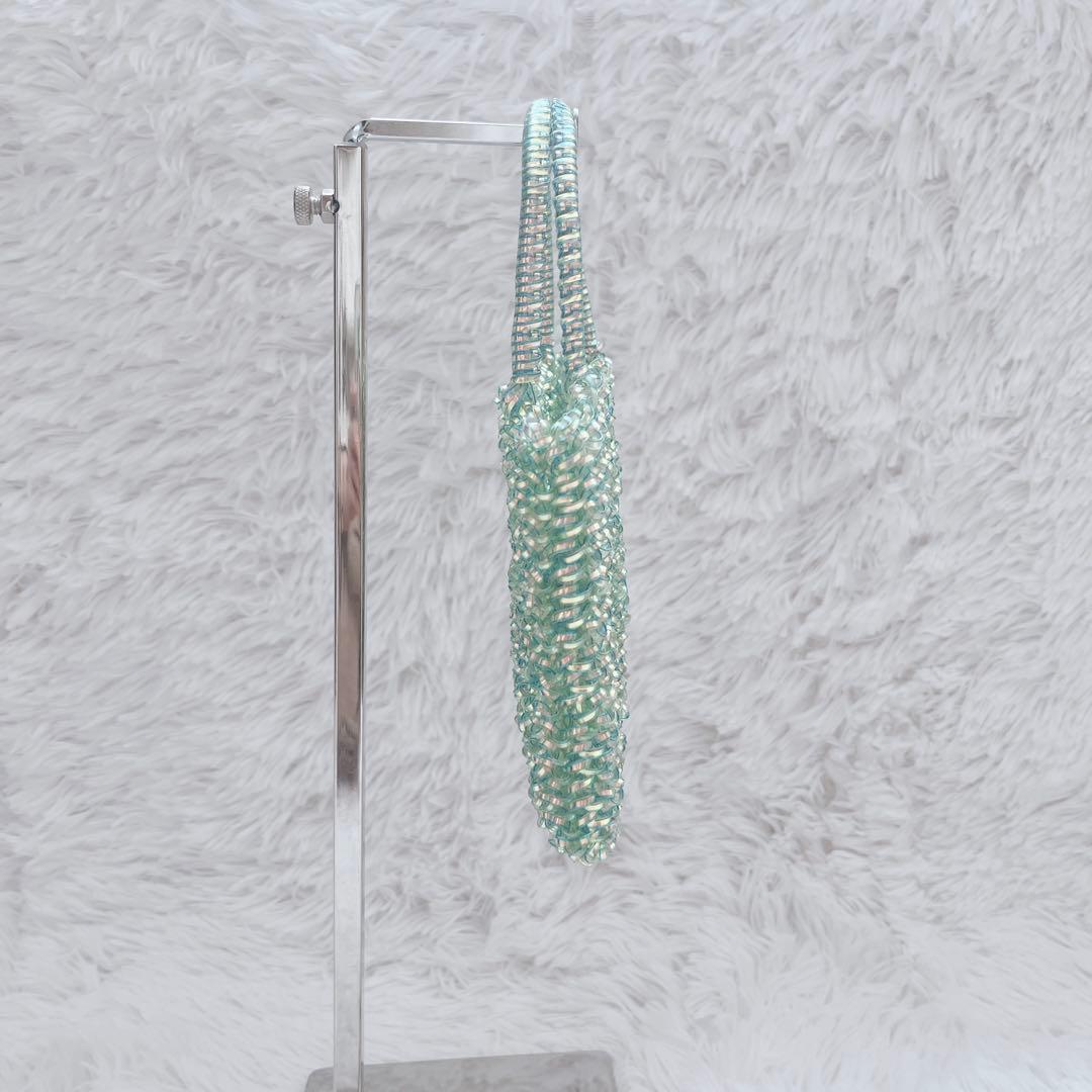 超希少カラー　アンテプリマ スクエア ショルダーチェーン オーロラグリーン