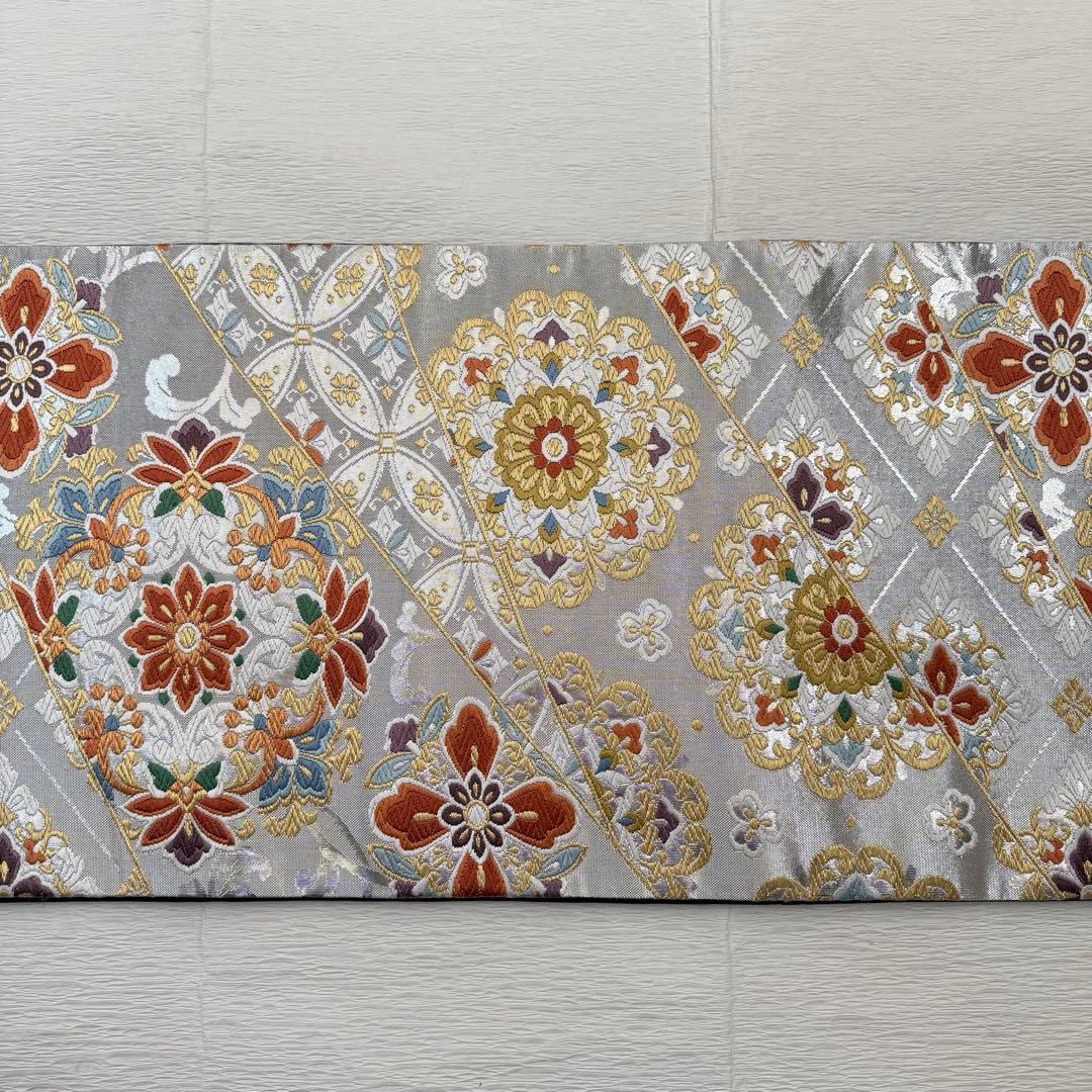 値引最終価格【志都香】正絹 袋帯 唐織 西陣織 振袖 訪問着 礼装 正倉院華文