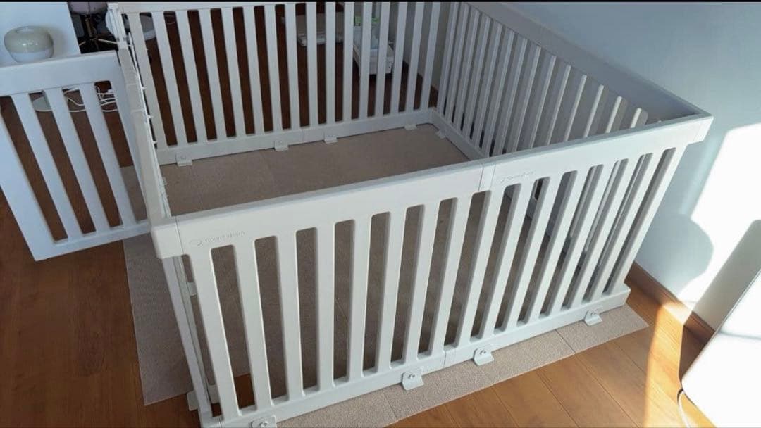 ペットサークル 開閉式ドア付き　ベージュDoriDori 26日粗大ゴミ出します