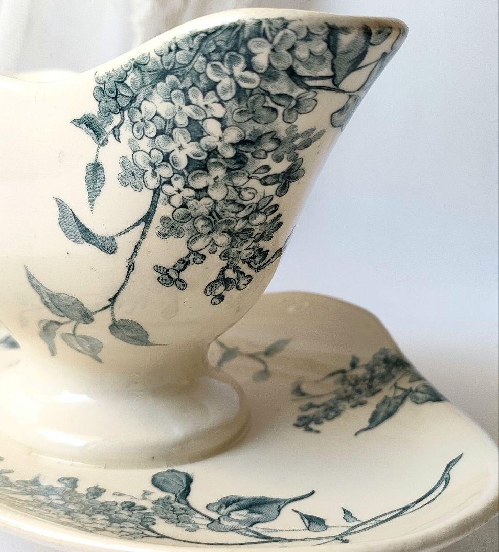 希少　美品　ジアン　LILAS 　ソーシエール　フランスアンティーク