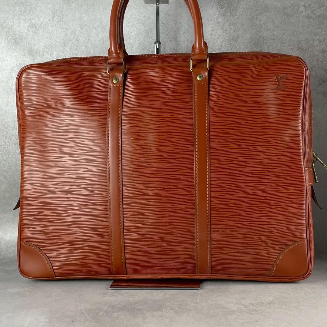 良品✨ルイヴィトン ポルトドキュマン ヴォワヤージュ ビジネスバッグ ブラウン