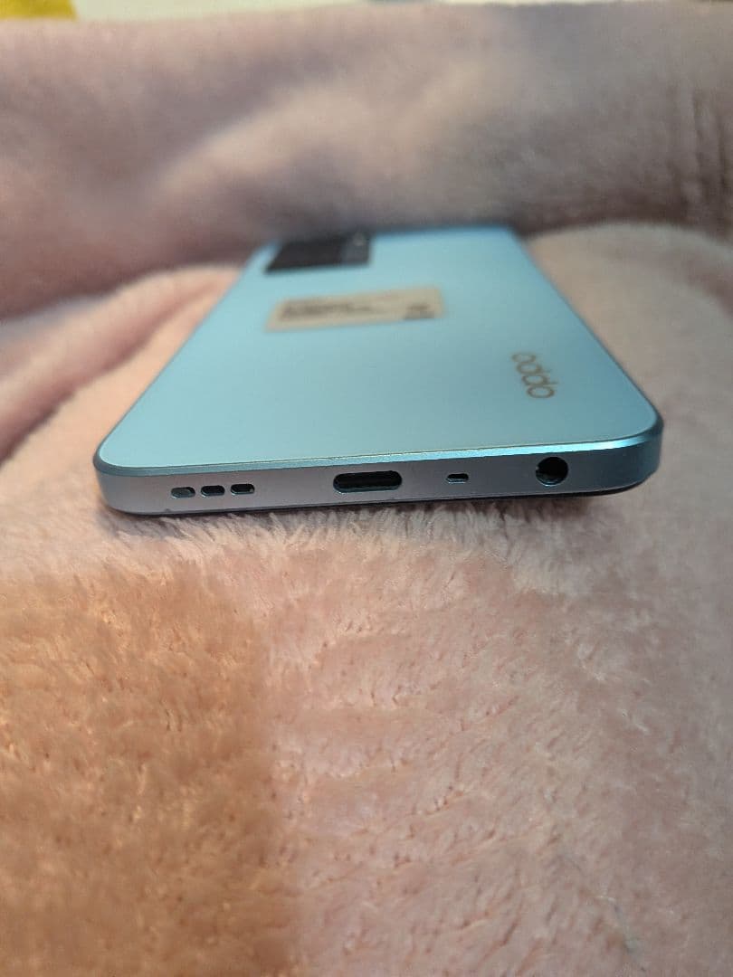 美品！OPPO A77 CPH2385 ブルー【SIMフリー】