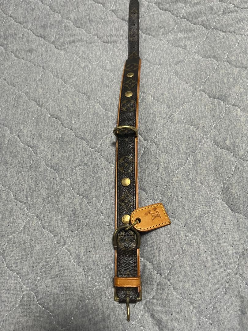 ルイ・ヴィトン ペット用　首輪　LV