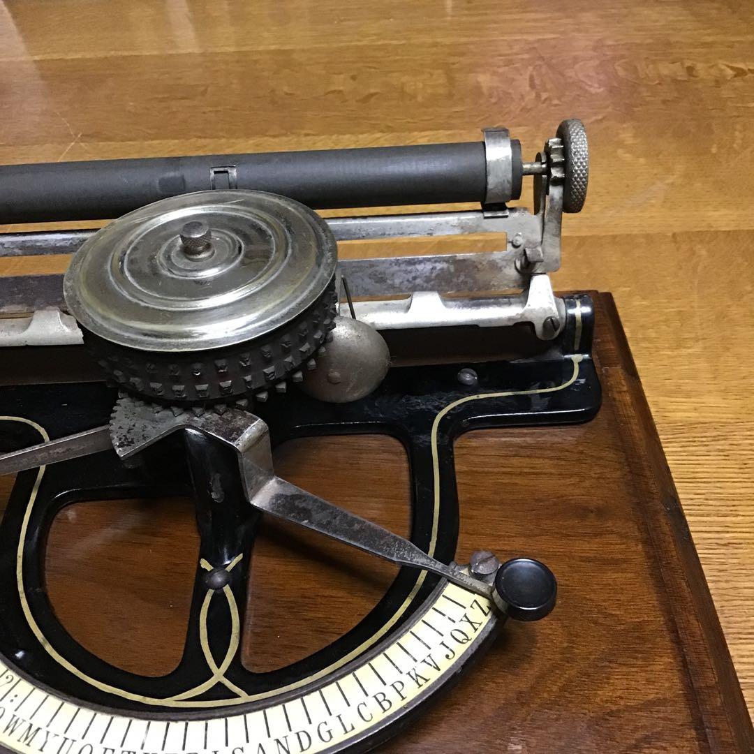 アンティーク　ピープルズタイプライター　1890年代アメリカ製　激レア
