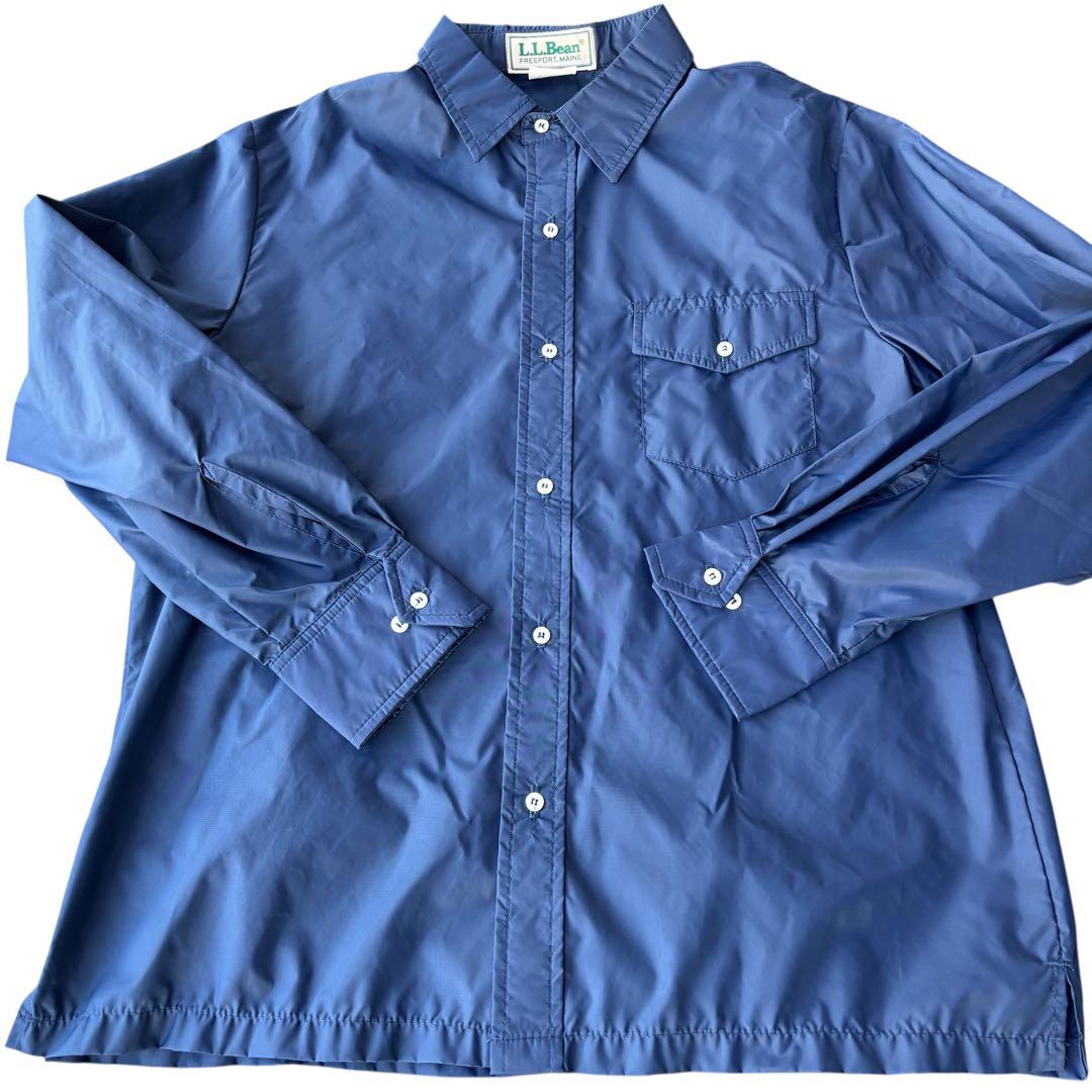 80s L.L.Bean ナイロンシャツ L ヴィンテージ レア エルエルビーン