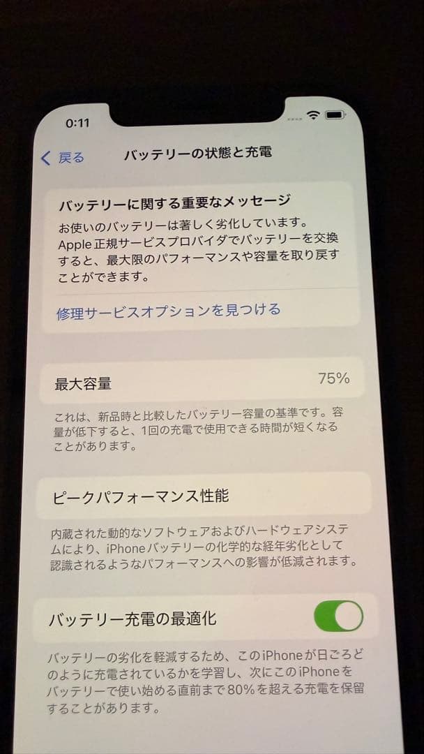 Apple iPhone 12 青 充電ケーブル付き