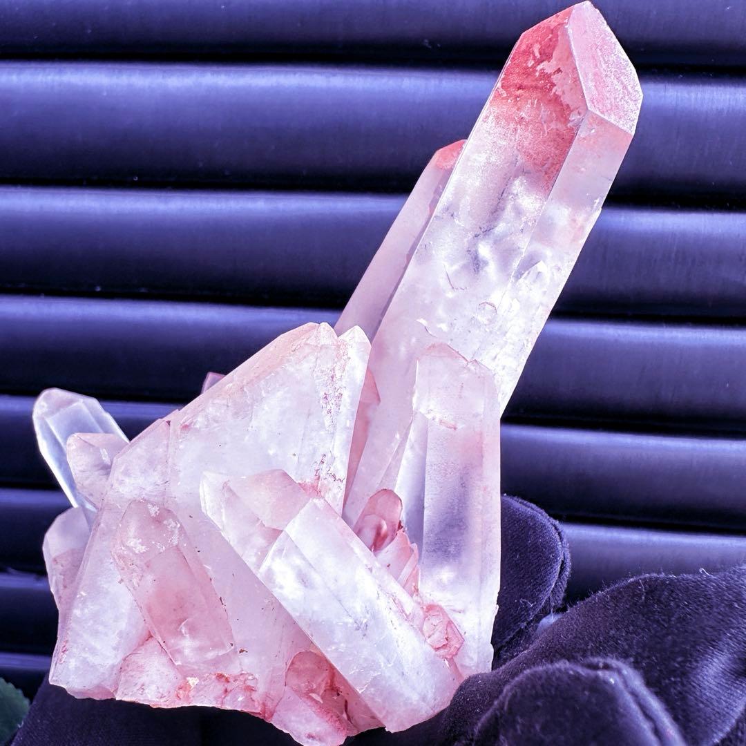 希少❗️絶品❗️超綺麗♡超強いパワー ピンクヒマラヤ クラスター水晶天然石A1535