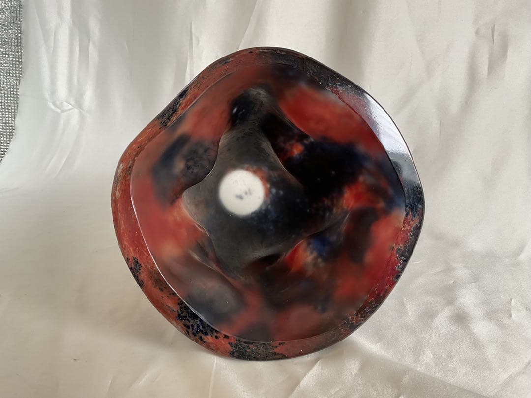 岩田藤七(1893~1980)「ガラス花器」富士山春1961年