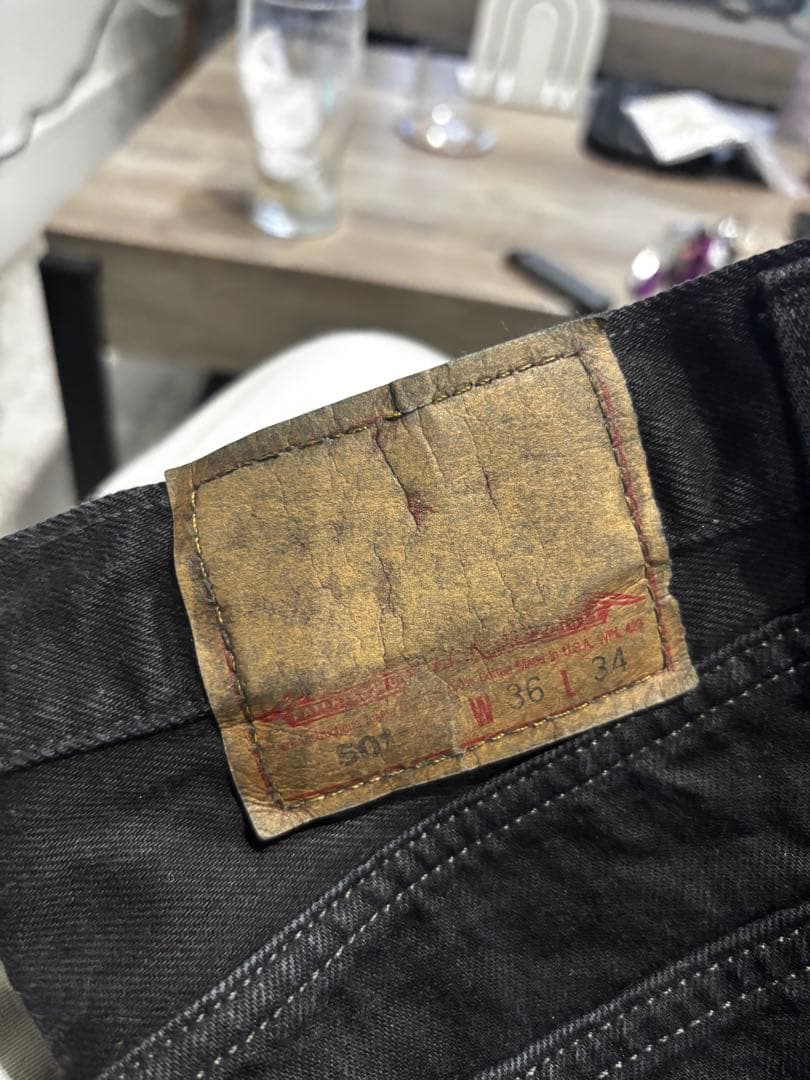 90年代 USA製 Levi’s 501 黒フェード ストレート#477