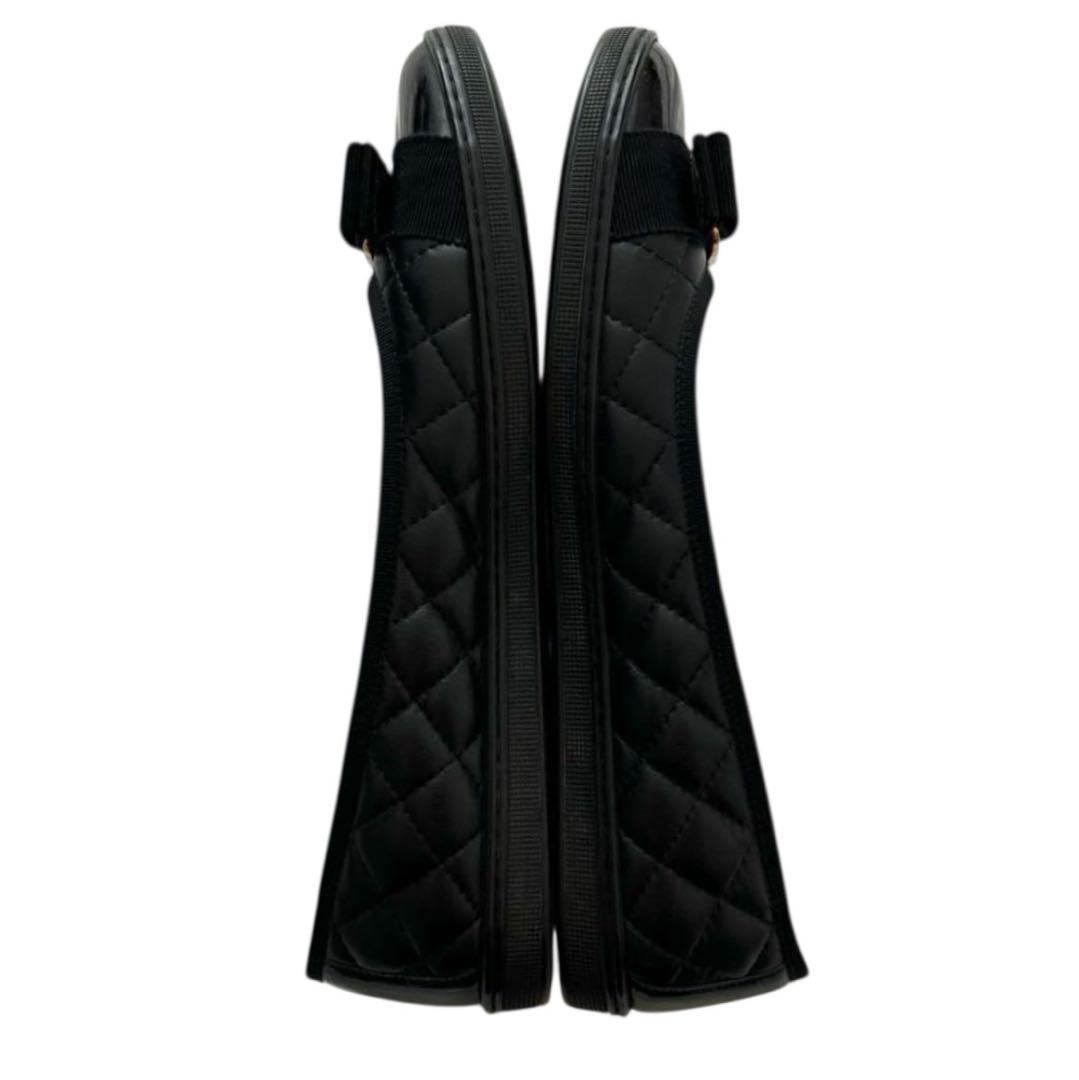 【サニー】FERRAGAMO ヴァラリボン キルティングフラットシューズ