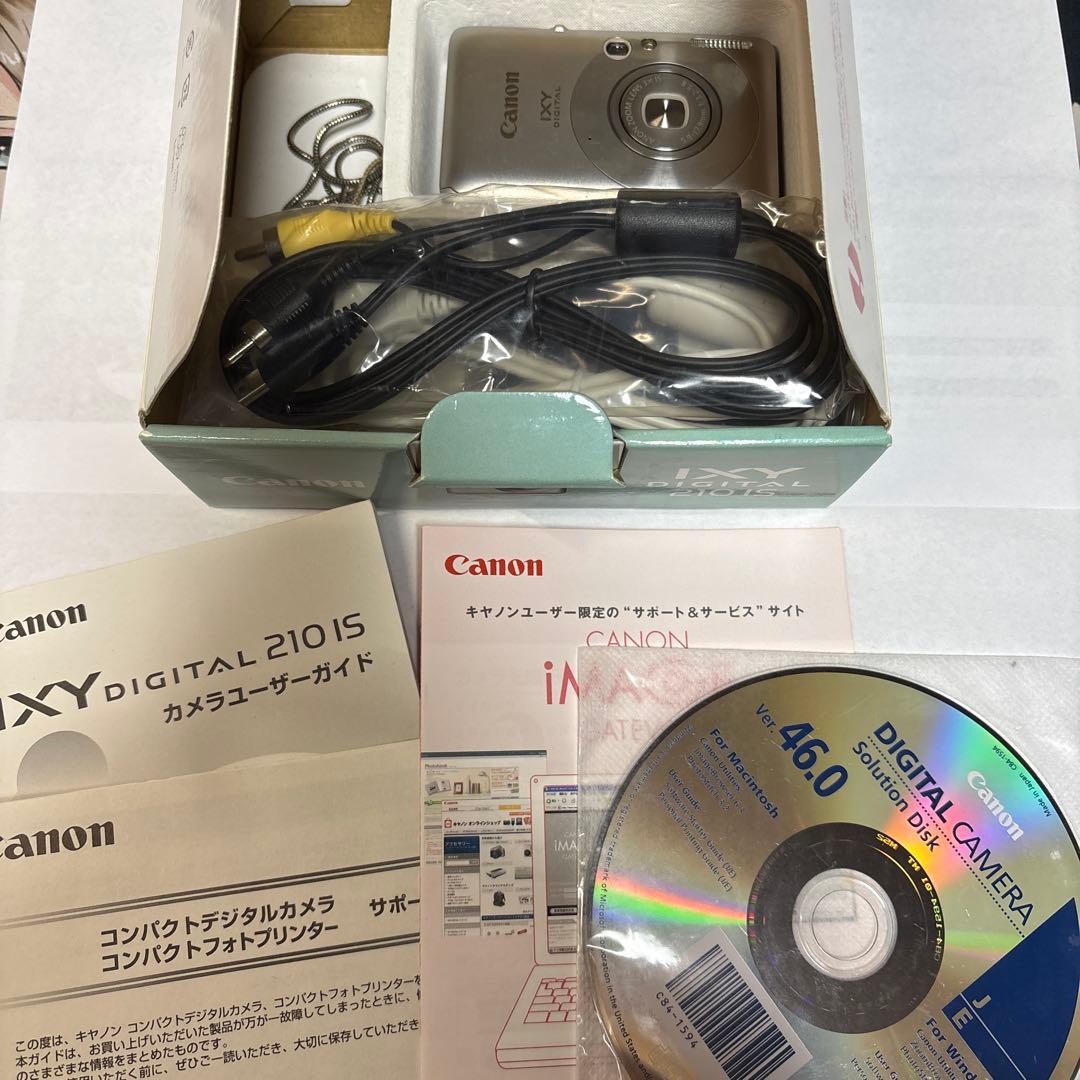 キヤノンデジカメ　Canon IXY DIGITAL 210 IS シルバー