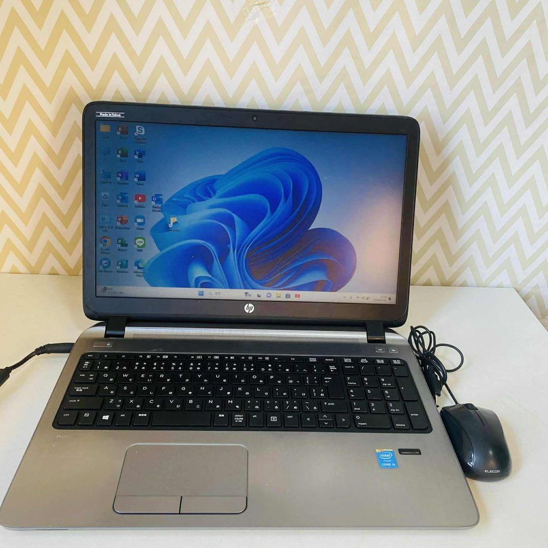 T13 HPノートパソコン i5メモリ8G高速 Windows11オフィス付き