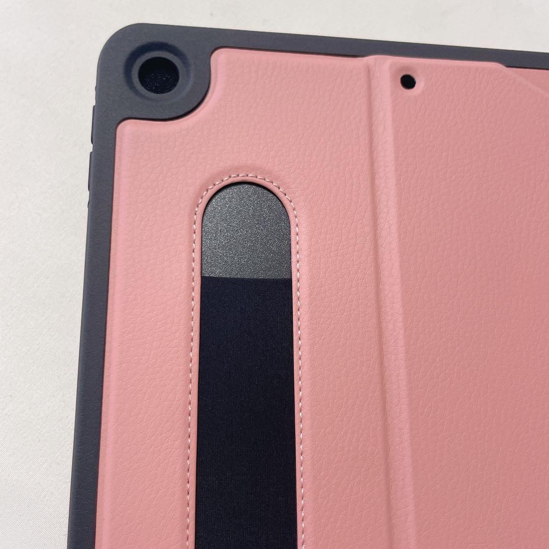 ZUGU iPadケース第9/8/7世代10.2インチ　カバー　ローズピンク