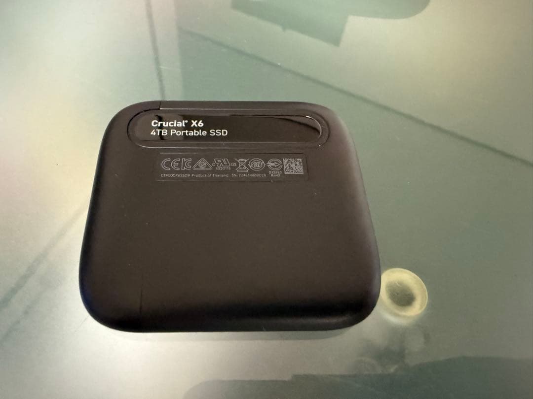 マ*サ様 最大800MB/秒【4TB ポータプルSSD】Crucial X6 4
