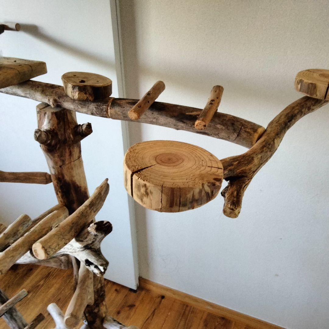 はな バードアスレチックジム ㊽ 天然木 自然木 止まり木 インコ オウム