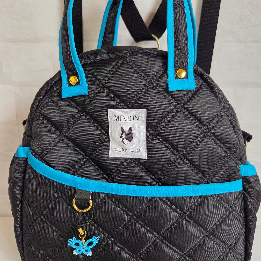 3way リュック(M)　ナイロンオックスキルト　ハンドメイド