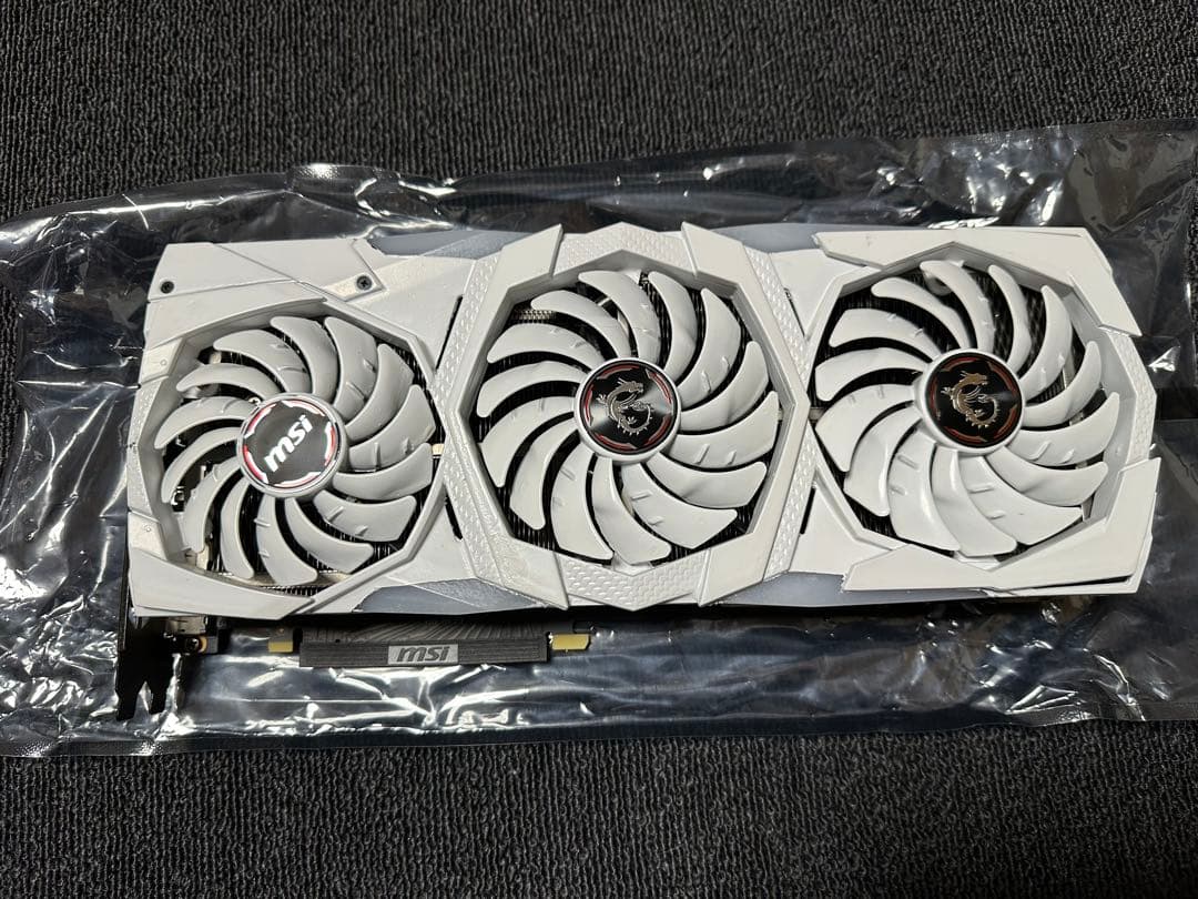 MSI RTX 2070 Super Gaming X Trio 白塗装　動作品