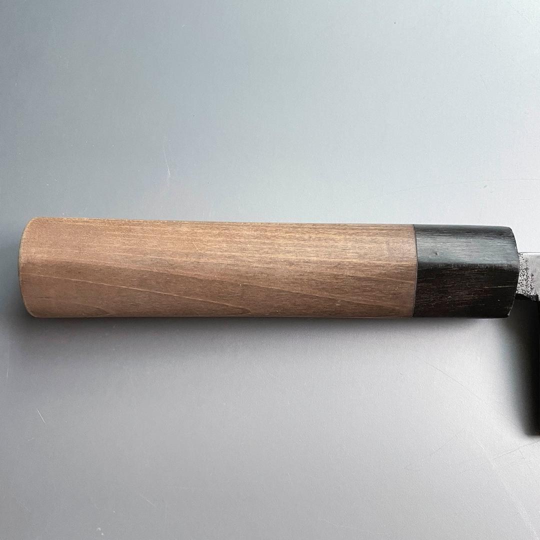 東源久一 出刃包丁 6.5寸（刃渡り193cm） 水牛柄