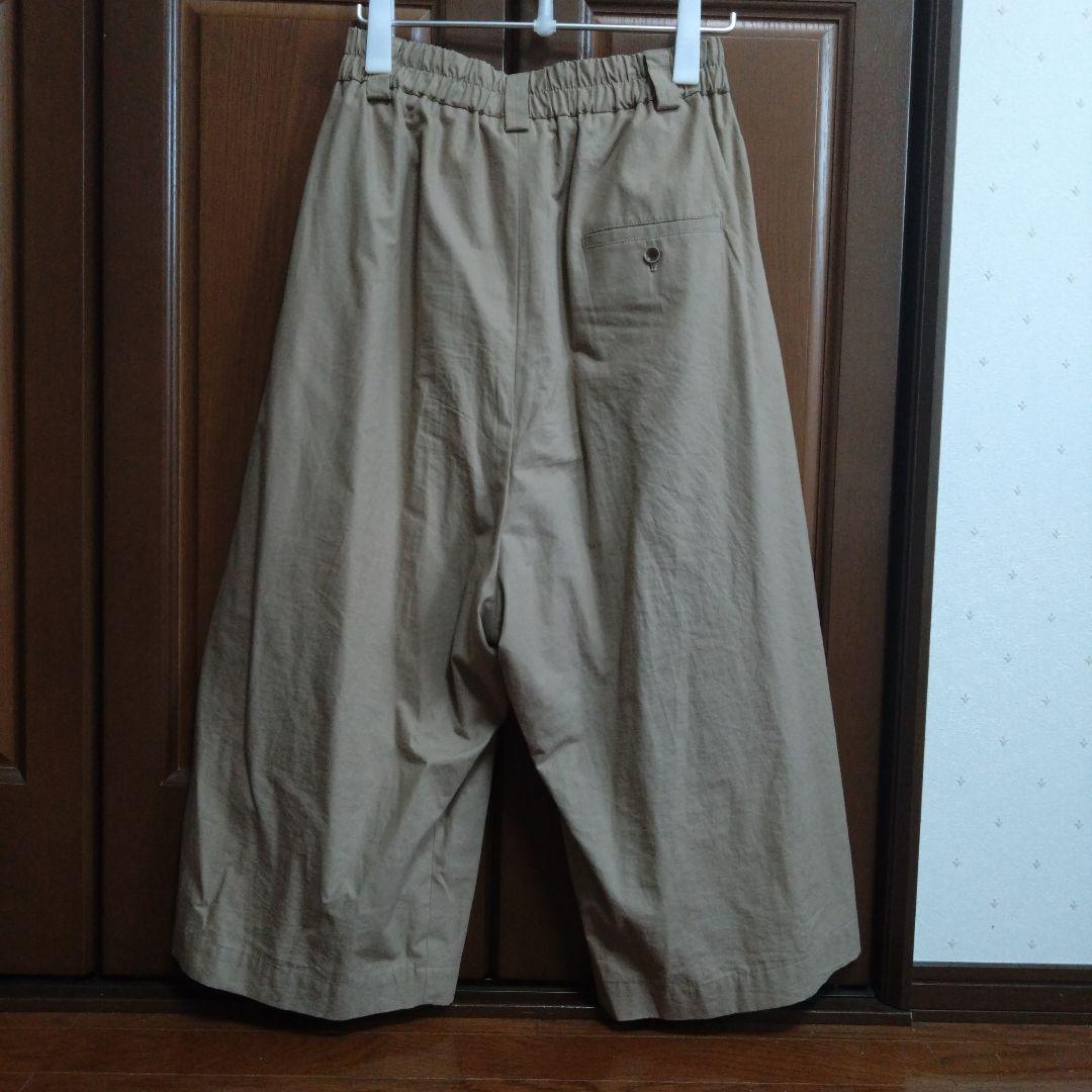 ateliernaruseコットンリネンガウチョパンツ ベージュ