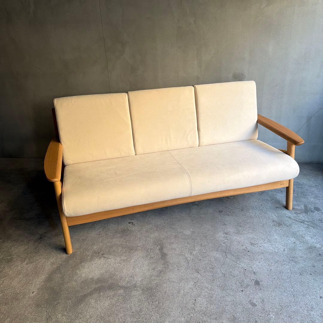 未使用品　浜本工芸　3Pソファ