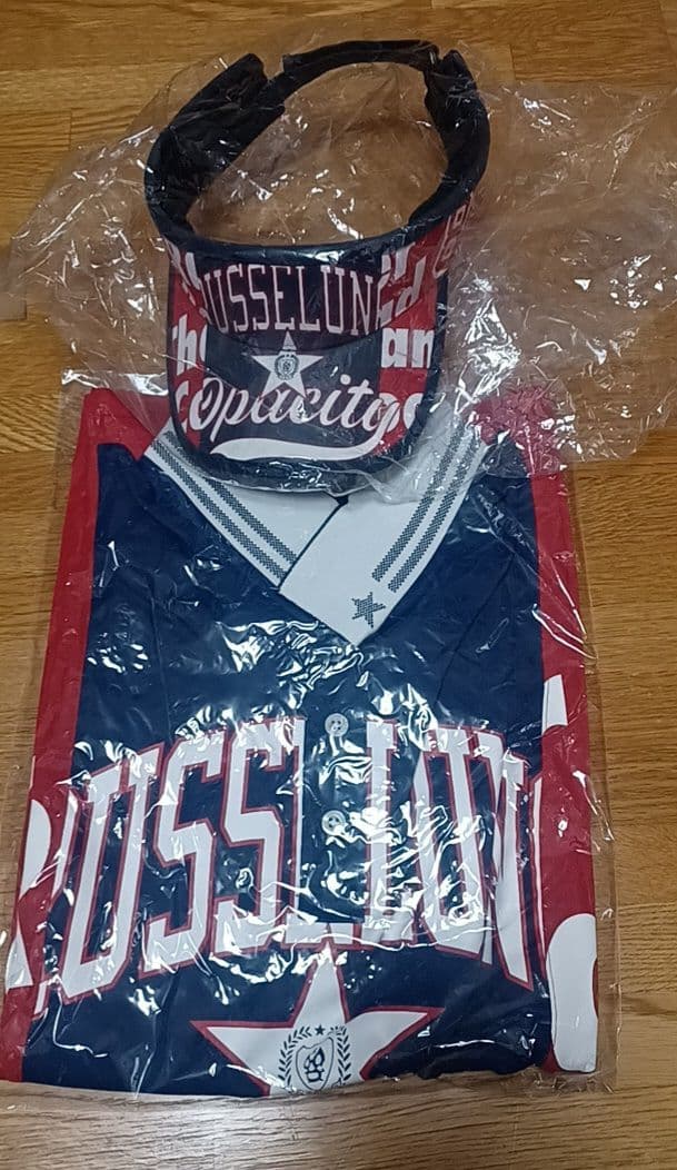 RUSSELUN セットアップ　ポロシャツ　サンバイザーのセットアップ！サイズ4